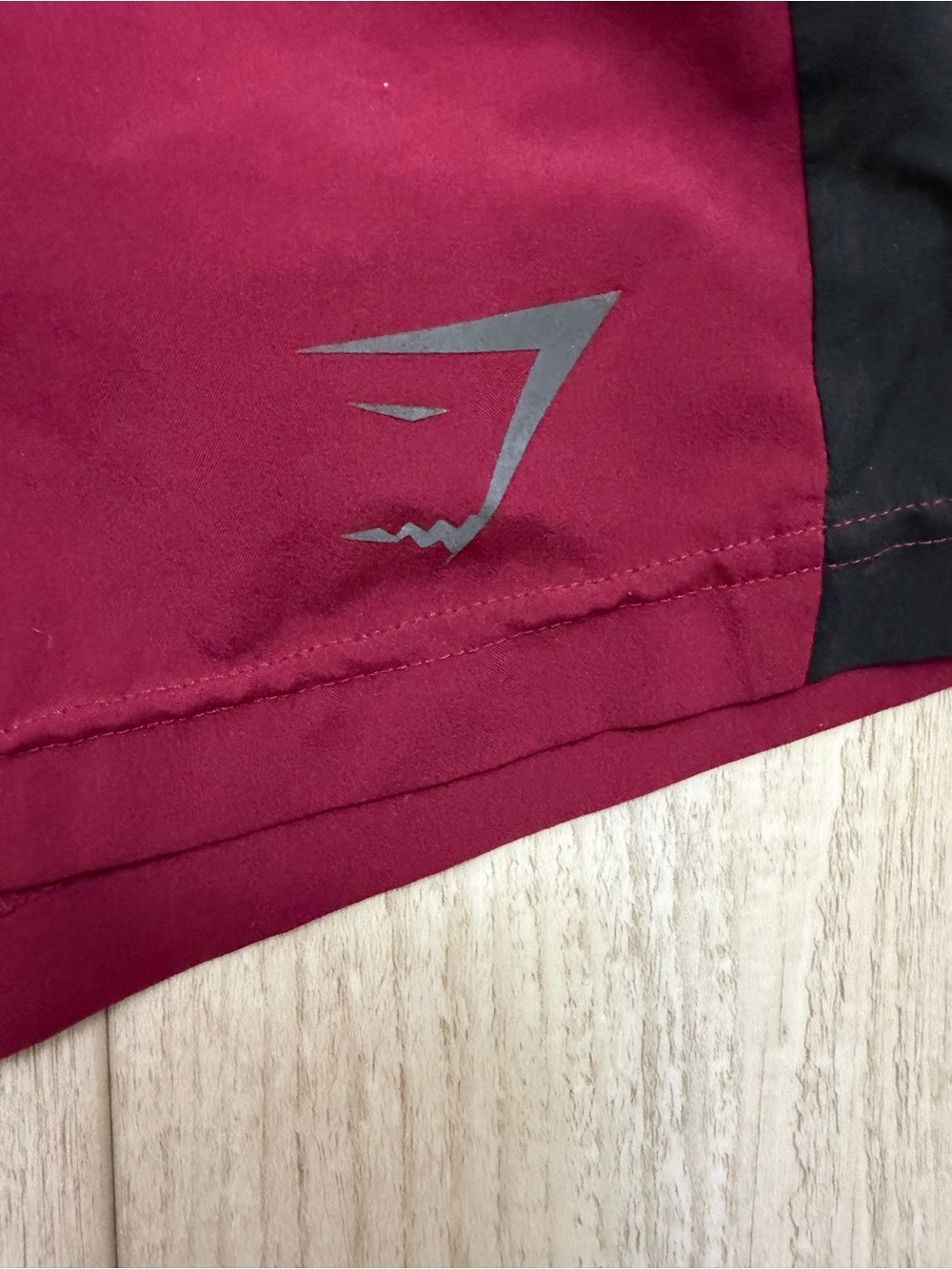 Gymshark Men’s Burgundy Training Shorts with Zip Pockets – Size XS - Picture 2 of 8
